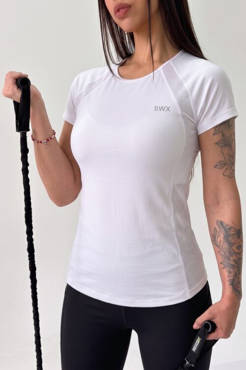 209Print Blanca - Remera Manga Corta Dry-Fit de Mujer