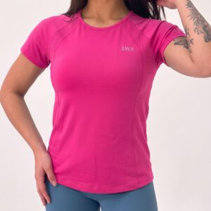 209Print Fucsia - Remera Manga Corta Dry-Fit de Mujer