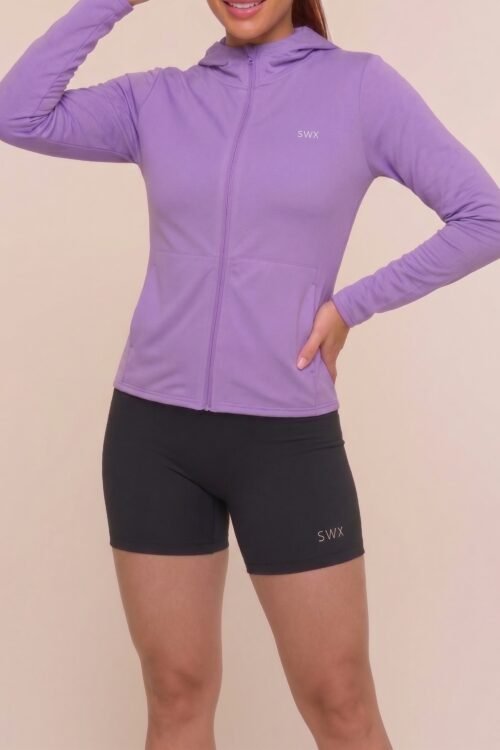201Cool Lila - Campera Deportiva Fina de Mujer