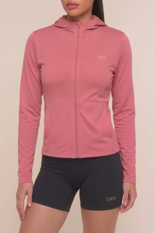201Cool Coral - Campera Deportiva Fina de Mujer