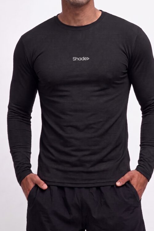 103Thermal Negra, Remera Termica Frisada Unisex